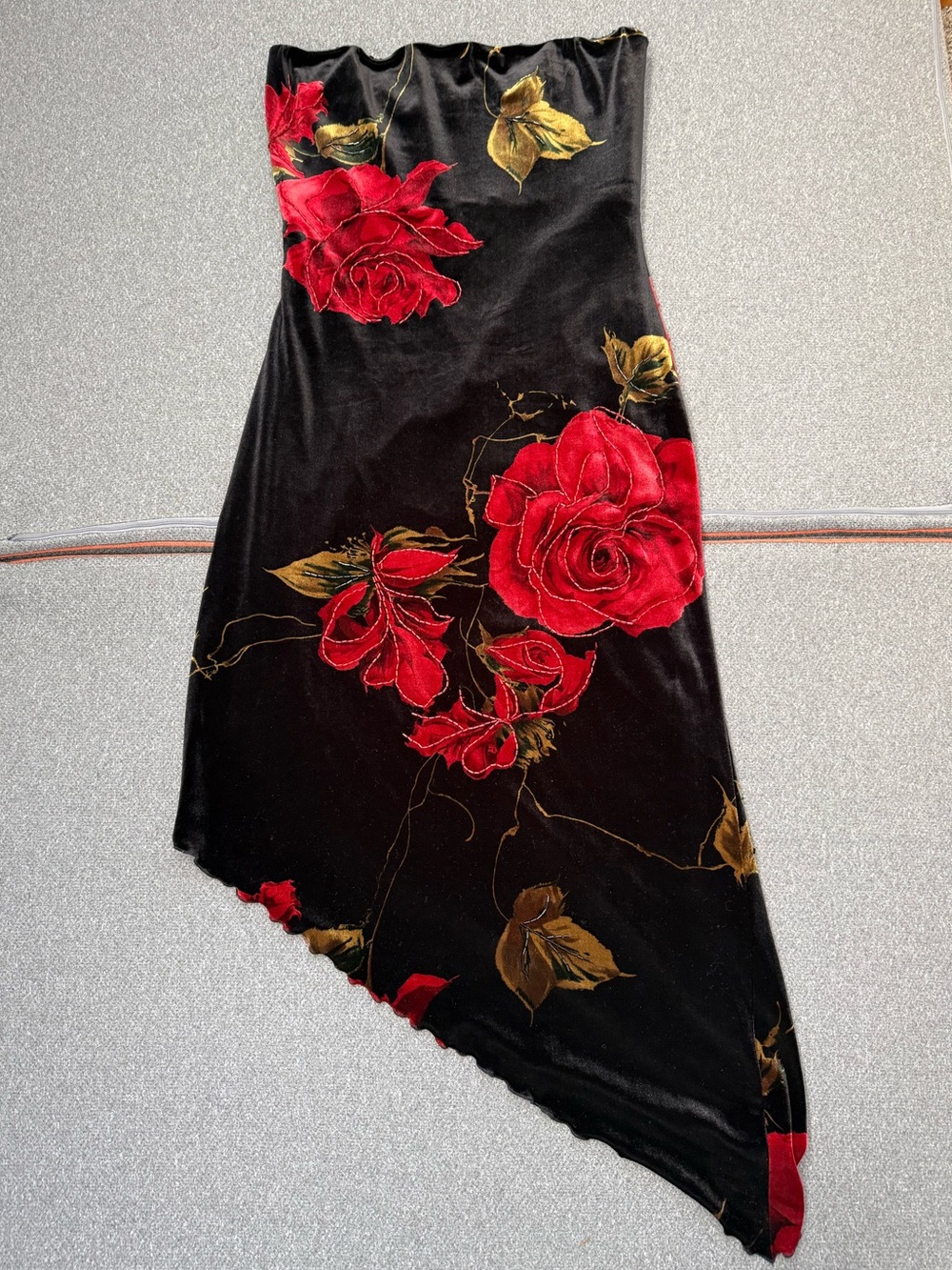 Vintage asymmetrical Caché Eveningwear Dress size 6